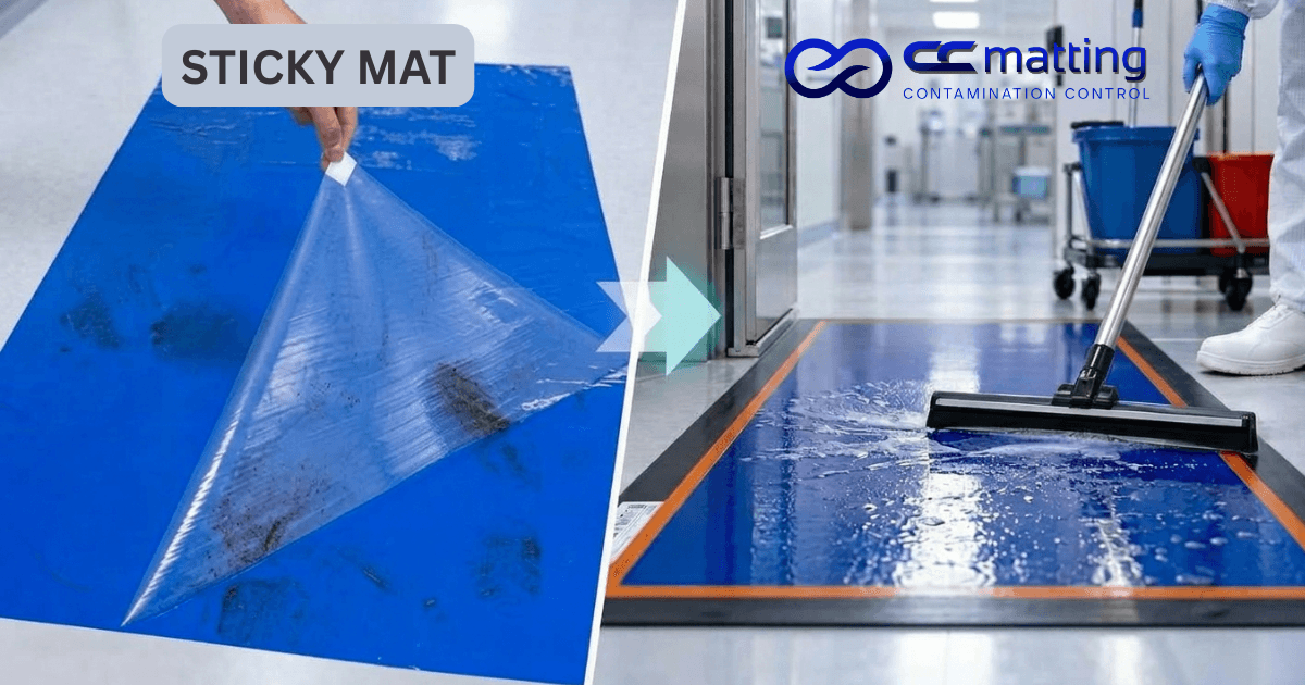 Reusable Cleanroom Matting: A Step-by-Step Cleaning SOP for Polymeric Contamination Control Mats